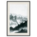 Poster Misty Landscape - misty forest and mountain landscape in a dark composition 130796 additionalThumb 19
