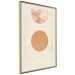 Poster Sun Eclipse - orange circles and stripes in an abstract motif 131796 additionalThumb 3