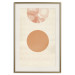 Poster Sun Eclipse - orange circles and stripes in an abstract motif 131796 additionalThumb 20