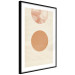 Poster Sun Eclipse - orange circles and stripes in an abstract motif 131796 additionalThumb 8