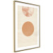 Poster Sun Eclipse - orange circles and stripes in an abstract motif 131796 additionalThumb 9
