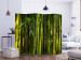 Room Divider Screen Oriental Garden II (5-piece) - pattern in green bamboo sticks 132996 additionalThumb 2