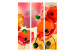 Room Separator Velvety Poppies - bouquet of red and yellow flowers on a light background 133896 additionalThumb 3