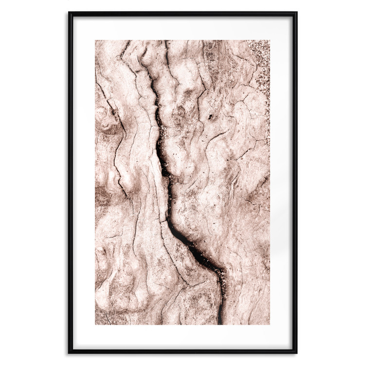 Poster Touch of Tropical Wind - natural texture of cracked driftwood 135296 additionalImage 20