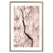 Poster Touch of Tropical Wind - natural texture of cracked driftwood 135296 additionalThumb 19