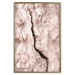 Poster Touch of Tropical Wind - natural texture of cracked driftwood 135296 additionalThumb 2