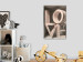 Canvas Art Print Love in the letters - LOVE inscription covered with small hearts 135396 additionalThumb 3