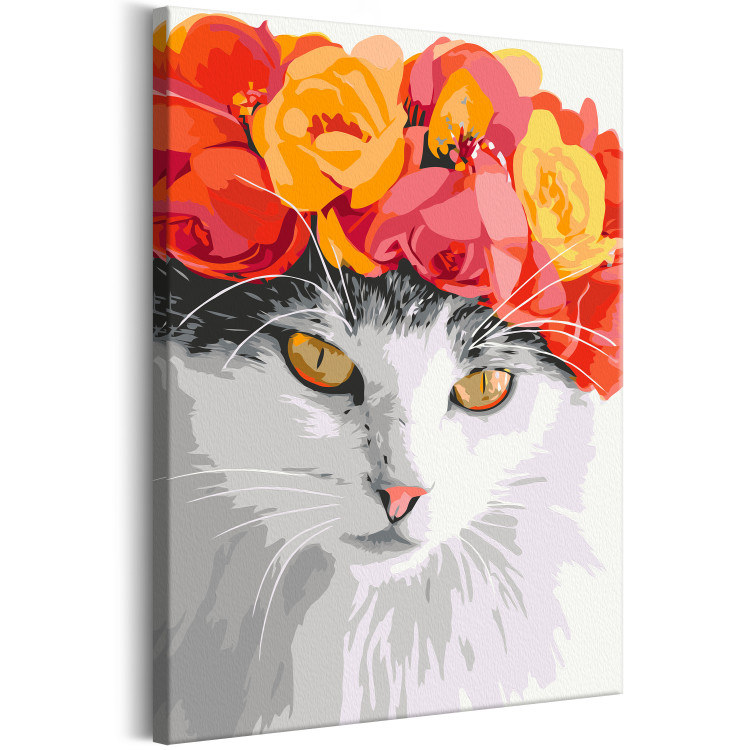 Paint by Number Kit Flowery Cat 135996 additionalImage 5