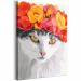Paint by Number Kit Flowery Cat 135996 additionalThumb 5