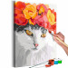 Paint by Number Kit Flowery Cat 135996 additionalThumb 4