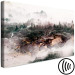Canvas Golden Valley (1-piece) Wide - modern abstraction against a forest backdrop 137896 additionalThumb 6