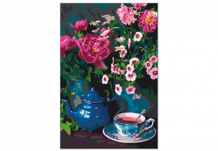 Paint by Number Kit Blue Kettle and Pink Tea 143296 additionalImage 4