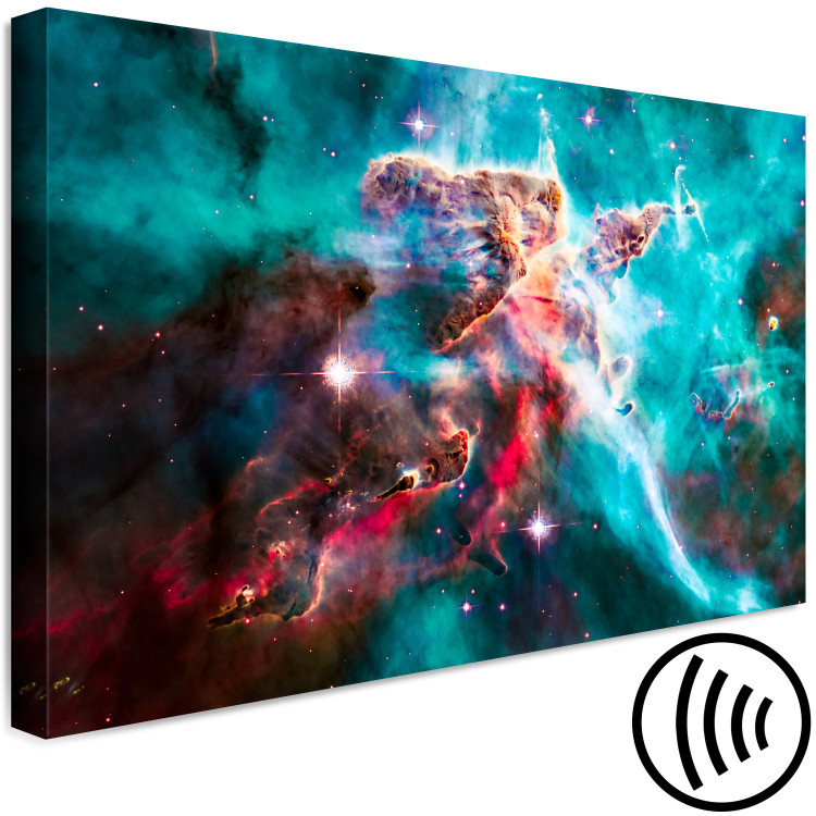 Canvas Print Galactic Journey - Photo Showing the Colorful Creations of the Cosmos 146296 additionalImage 6