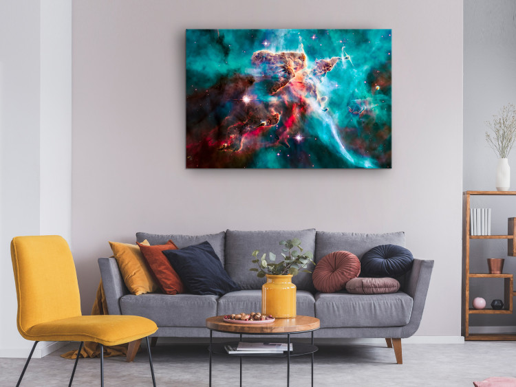 Canvas Print Galactic Journey - Photo Showing the Colorful Creations of the Cosmos 146296 additionalImage 3