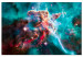 Canvas Print Galactic Journey - Photo Showing the Colorful Creations of the Cosmos 146296