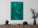 Canvas Art Print Green Abstraction (1-piece) - emerald brushstrokes 149696 additionalThumb 3