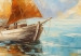 Large canvas print A Ship at Sea - A Landscape Inspired by the Works of Claude Monet [Large Format] 151096 additionalThumb 5