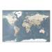 Canvas Retro World Map - Vintage Political Map in Faded Colors 151196 additionalThumb 7