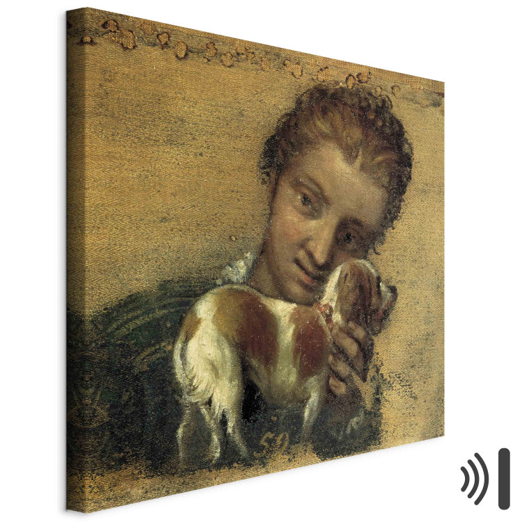 Art Reproduction Young Woman with Dog 153496 additionalImage 8