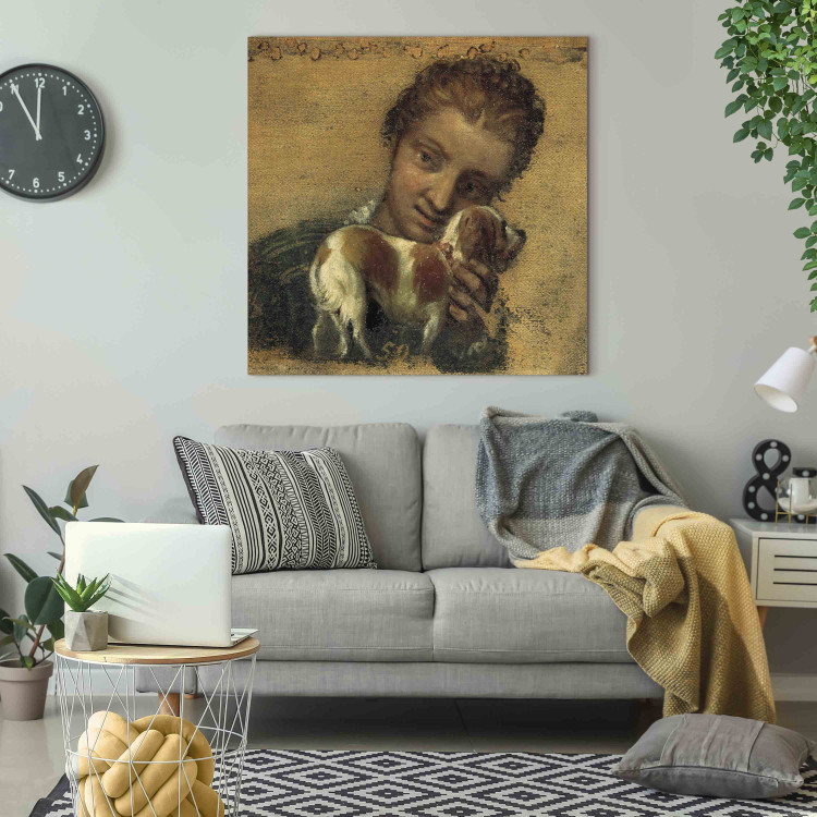 Art Reproduction Young Woman with Dog 153496 additionalImage 9