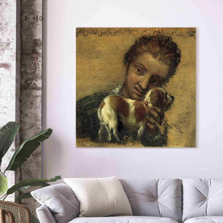 Art Reproduction Young Woman with Dog 153496 additionalImage 11