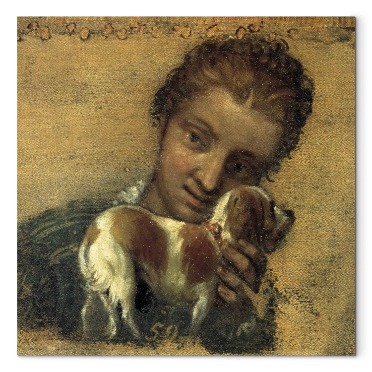 Art Reproduction Young Woman with Dog 153496 additionalImage 7