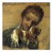 Art Reproduction Young Woman with Dog 153496