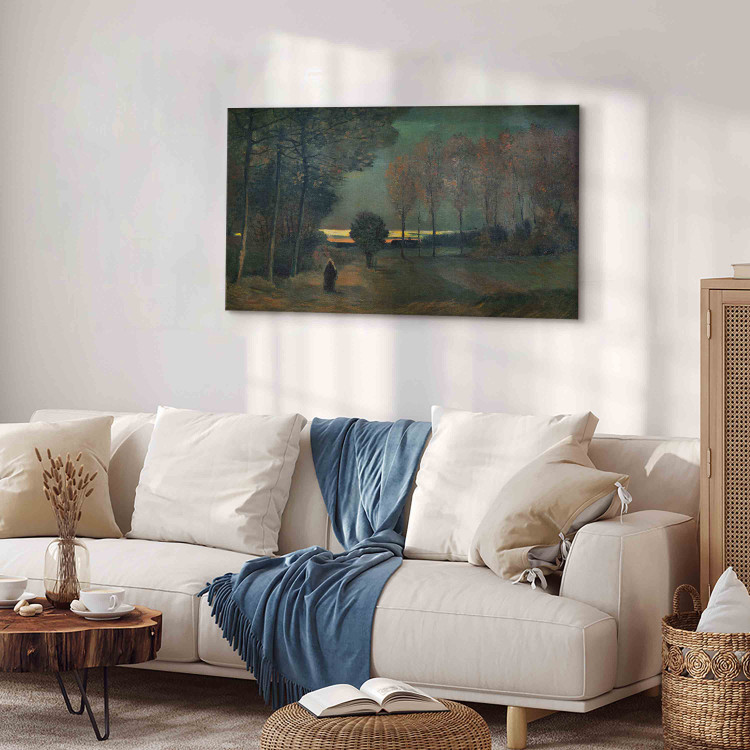 Art Reproduction Autumn landscape in the evening  155296 additionalImage 4