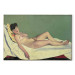 Art Reproduction Femme nue couchee sur un drap blanc, coussin jaune 155696 additionalThumb 7