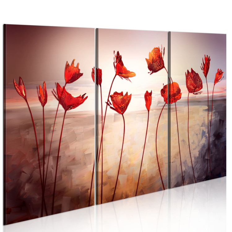 Canvas Bright red poppies 46896 additionalImage 2