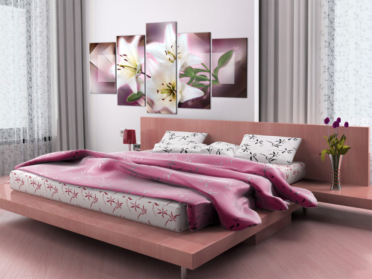 Canvas Art Print Dreams and lilies 58696 additionalImage 3