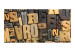 Photo Wallpaper Wooden letters 60896 additionalThumb 1