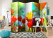 Folding Screen Spring Tulips II - colorful tulip meadow in spring colors 96996 additionalThumb 4
