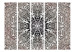 Room Divider Screen Feathers (Pink) II - oriental mandala with pink accent in Zen style 107407 additionalThumb 3