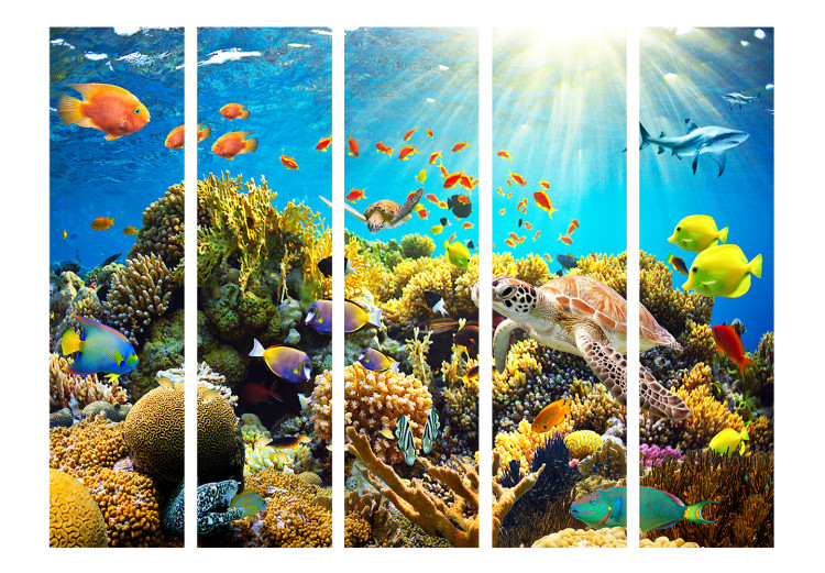 Room Separator Underwater World II - landscape of nature and animals in an underwater setting 113907 additionalImage 3