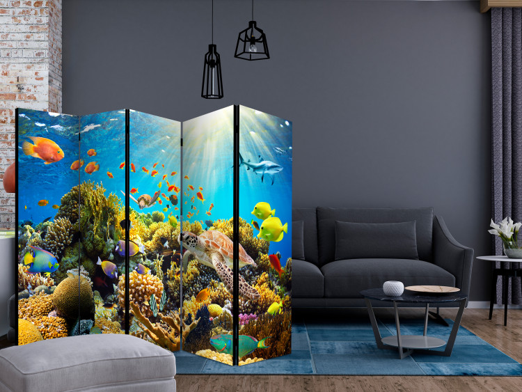 Room Separator Underwater World II - landscape of nature and animals in an underwater setting 113907 additionalImage 4