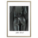 Wall Poster Little black - black and white sensual composition with a woman and texts 115007 additionalThumb 16