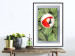 Wall Poster Parrot in the jungle - colorful bird on a background of green tropical leaves 116407 additionalThumb 6