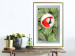 Wall Poster Parrot in the jungle - colorful bird on a background of green tropical leaves 116407 additionalThumb 13