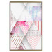 Poster Triangles - colorful abstract composition in geometric shapes 117207 additionalThumb 20