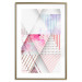 Poster Triangles - colorful abstract composition in geometric shapes 117207 additionalThumb 16