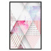 Poster Triangles - colorful abstract composition in geometric shapes 117207 additionalThumb 24