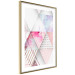 Poster Triangles - colorful abstract composition in geometric shapes 117207 additionalThumb 8