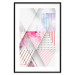 Poster Triangles - colorful abstract composition in geometric shapes 117207 additionalThumb 15