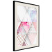 Poster Triangles - colorful abstract composition in geometric shapes 117207 additionalThumb 3