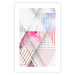 Poster Triangles - colorful abstract composition in geometric shapes 117207 additionalThumb 25