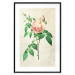 Wall Poster Victorian Rose - colorful floral composition against a background of beige stripes 117407 additionalThumb 16
