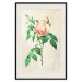Wall Poster Victorian Rose - colorful floral composition against a background of beige stripes 117407 additionalThumb 17