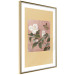 Wall Poster Azalea Flower - white petals among green leaves and a colorful butterfly 117607 additionalThumb 6