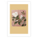 Wall Poster Azalea Flower - white petals among green leaves and a colorful butterfly 117607 additionalThumb 19